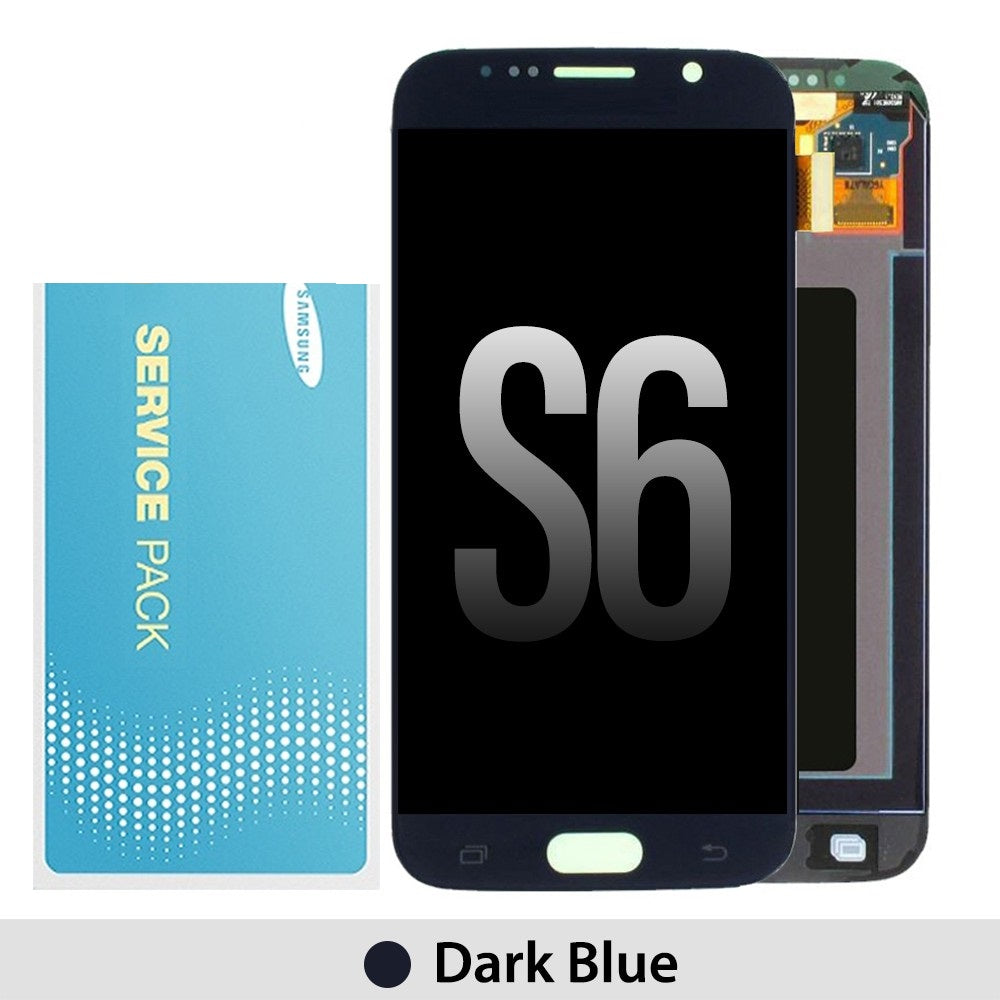 Samsung Galaxy S6 G920F OLED Screen Replacement Digitizer GH97-17260A (Gold)-Dark Blue (Black) Samsung Galaxy S6 G920F OLED Screen Replacement Digitizer GH97-17260A (Gold)-Dark Blue (Black)